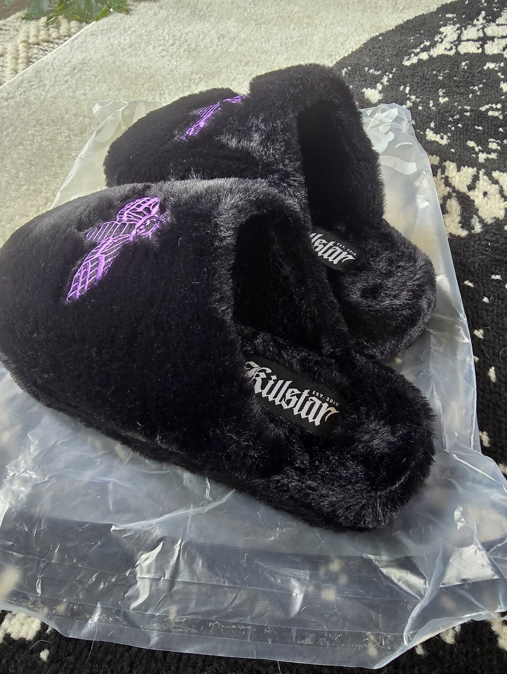 Killstar Midnight Moth Platform Slippers - Picture 5 of 7